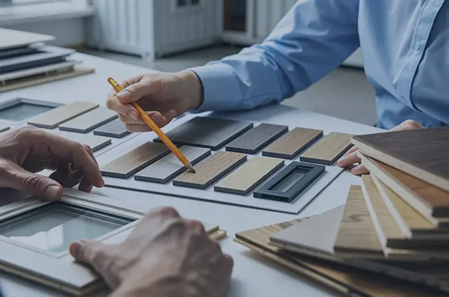 Customizable wall panels, door & window colors and various components