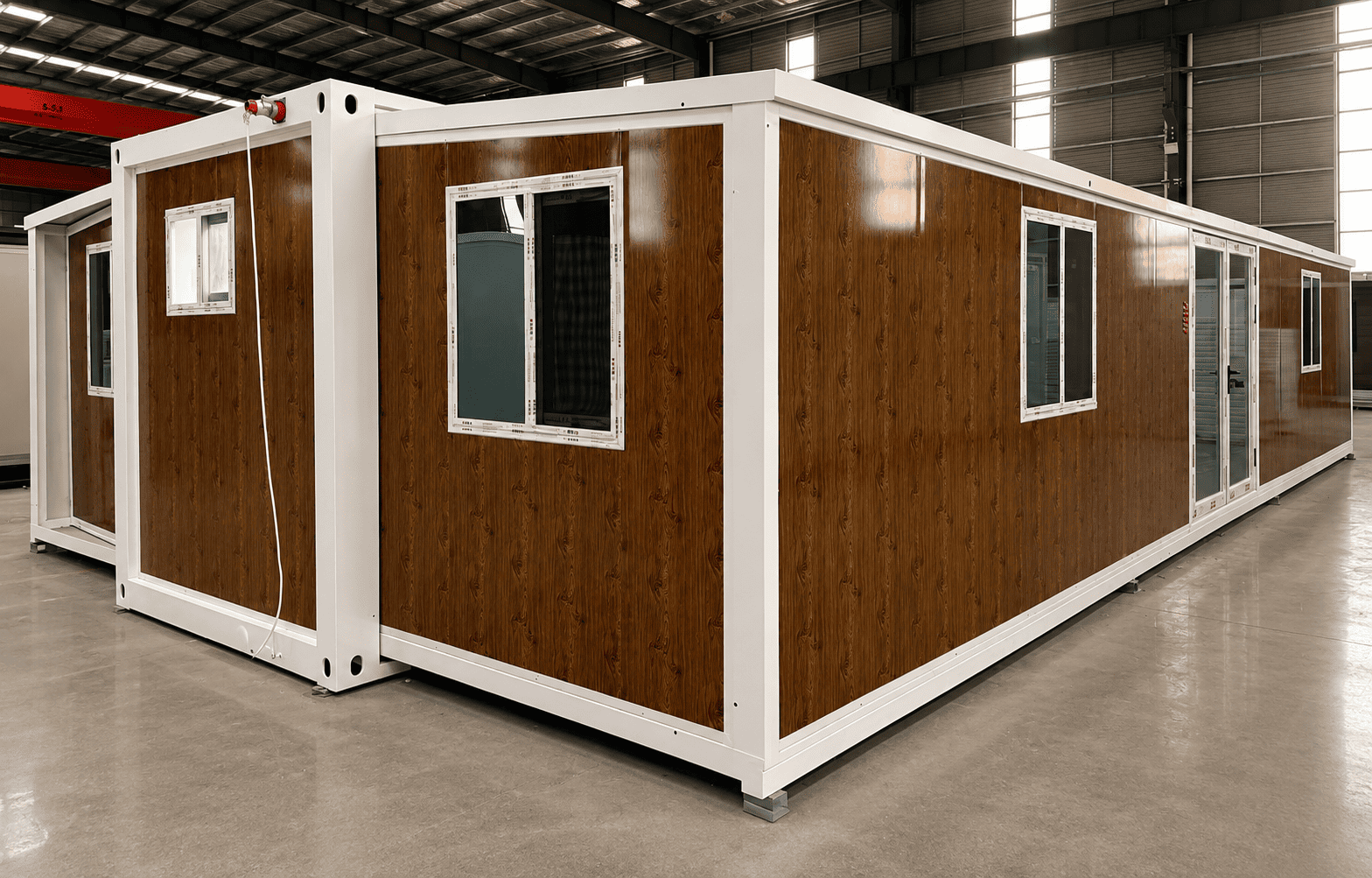 Casa Box Conteneur extensible de 40 pieds Accueil | Appartement confortable en bois pour grand-m&egrave;re
