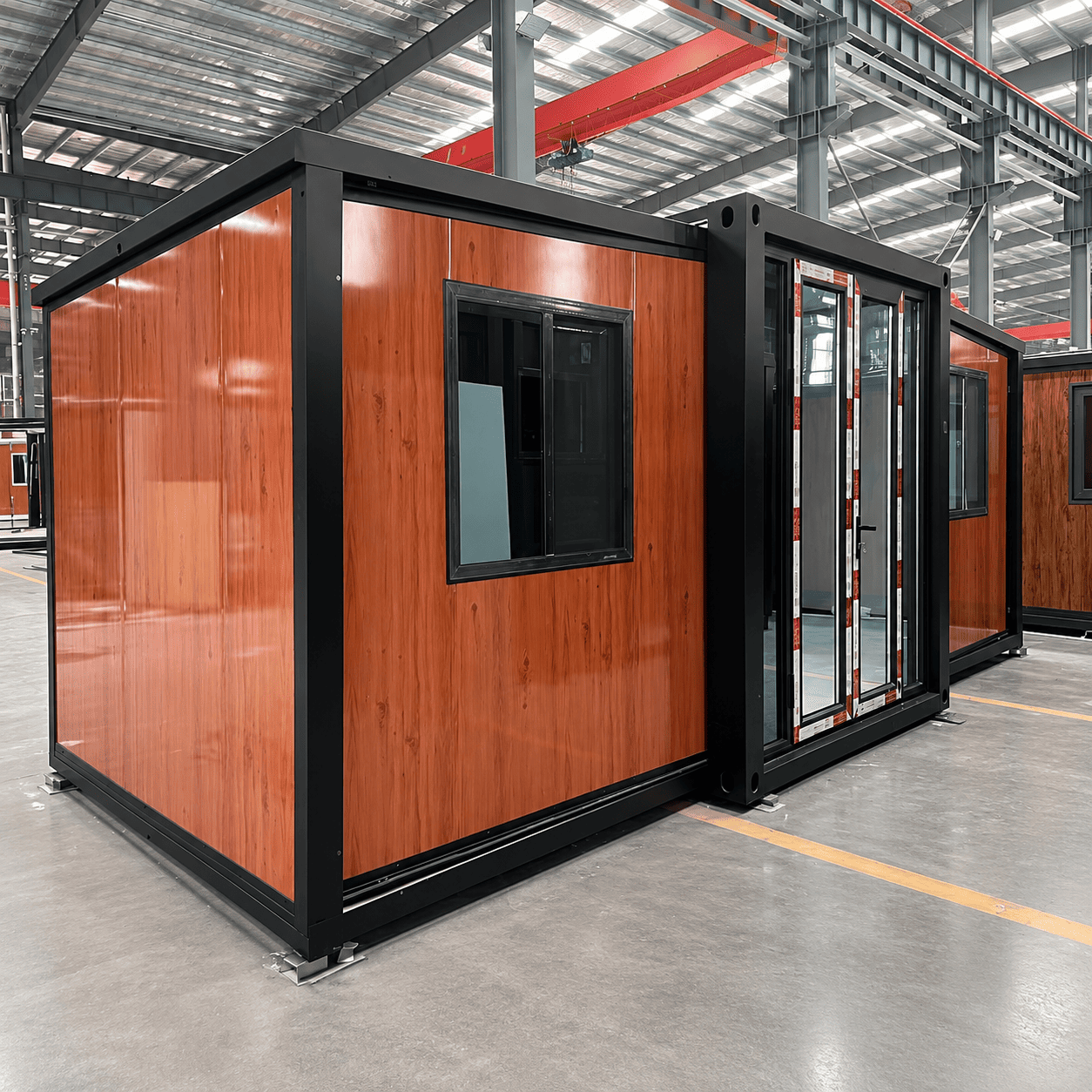 Casa Box Maison conteneur extensible de 10 pieds | Pr&eacute;fabriqu&eacute; en bois et en verre sur mesure
