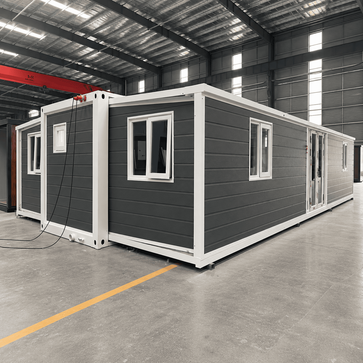 Casa Box Conteneur extensible de 40 pieds Accueil | Maison familiale pr&eacute;fabriqu&eacute;e de luxe